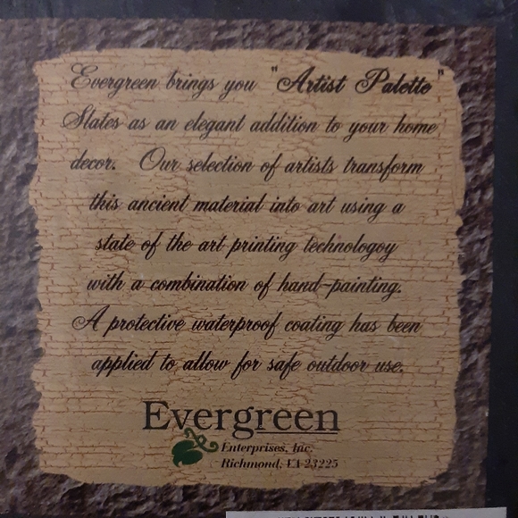 SLATE Hand Painted Slate - Picture 2 of 7